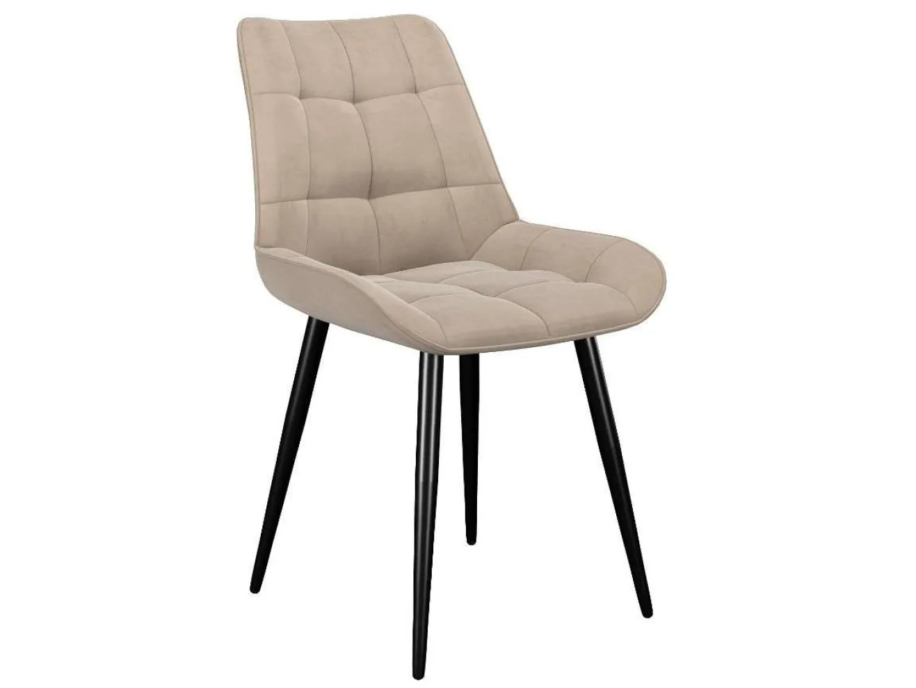 Стул DikLine 206М B03 BEIGE, ножки черные арт. 859851