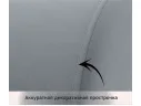 Мягкое дизайнерское кресло Pati серый арт. 1024603
