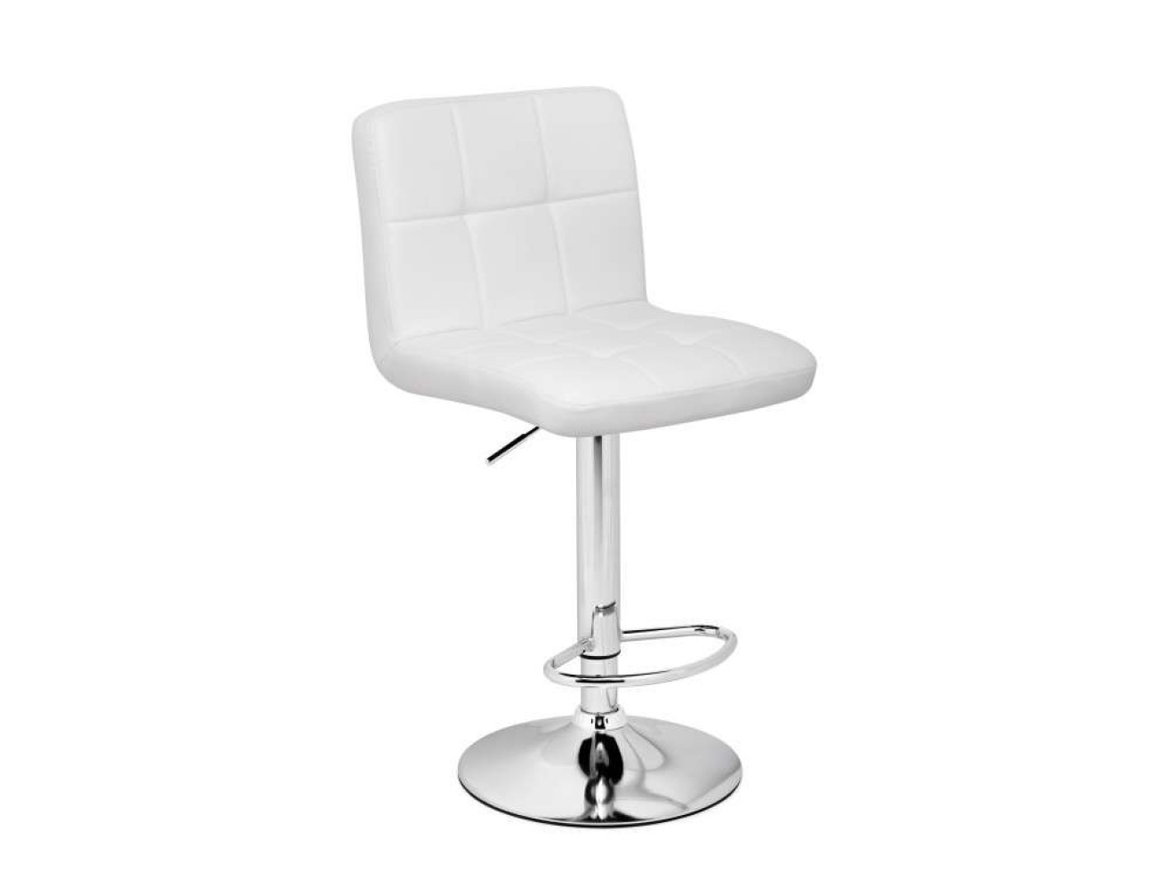 Paskal white / chrome Барный стул