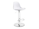 Soft white / chrome Барный стул