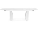 Готланд 180(240)x90 statuario titan gloss / белый Керамический стол