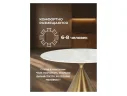 Jaklin 130x73 белый мрамор / сатинированное золото Керамический стол арт. 1535219