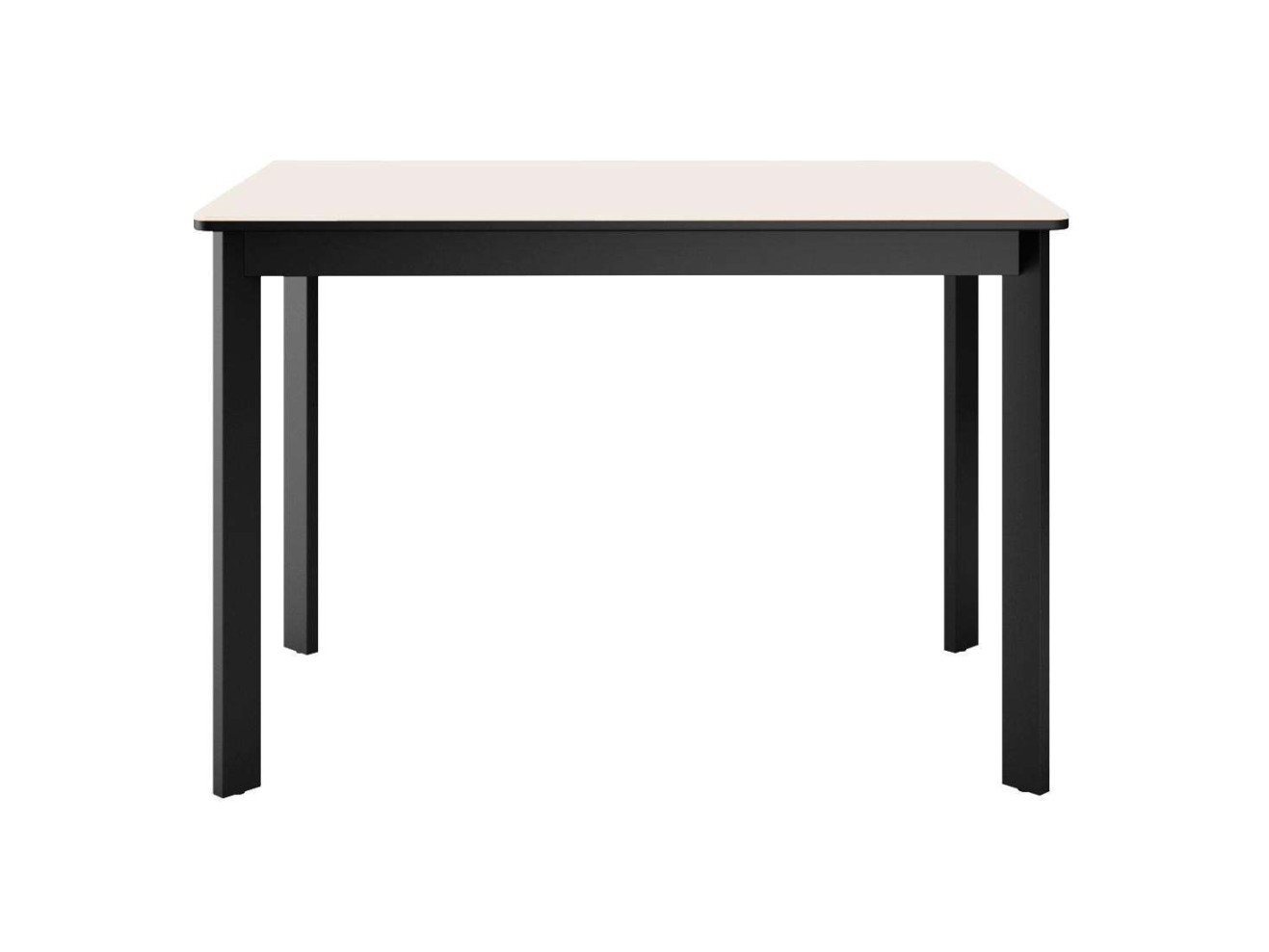 Стол DikLine LK110 Керамика Krater Perla (бежевый матовый) /подстолье черное/опоры черные