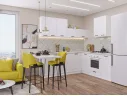 Кухня Фрейм-03 White Silk арт. 1552233