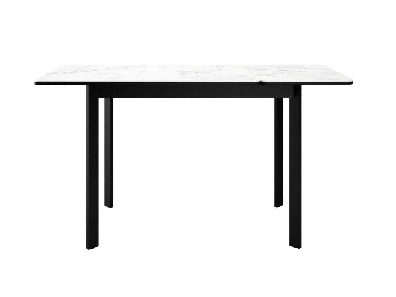 Стол DikLine LK90 Керамика Черный мрамор/подстолье черное/опоры черные арт. 1075601