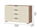 Комод 1200 Соната