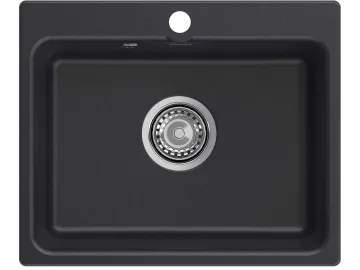 Мойка 520 GF-Smart 520 1-чаш 520*430 черный