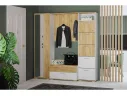 Прихожая Санти-2 Белый/Дуб крафт золотой арт. 886913