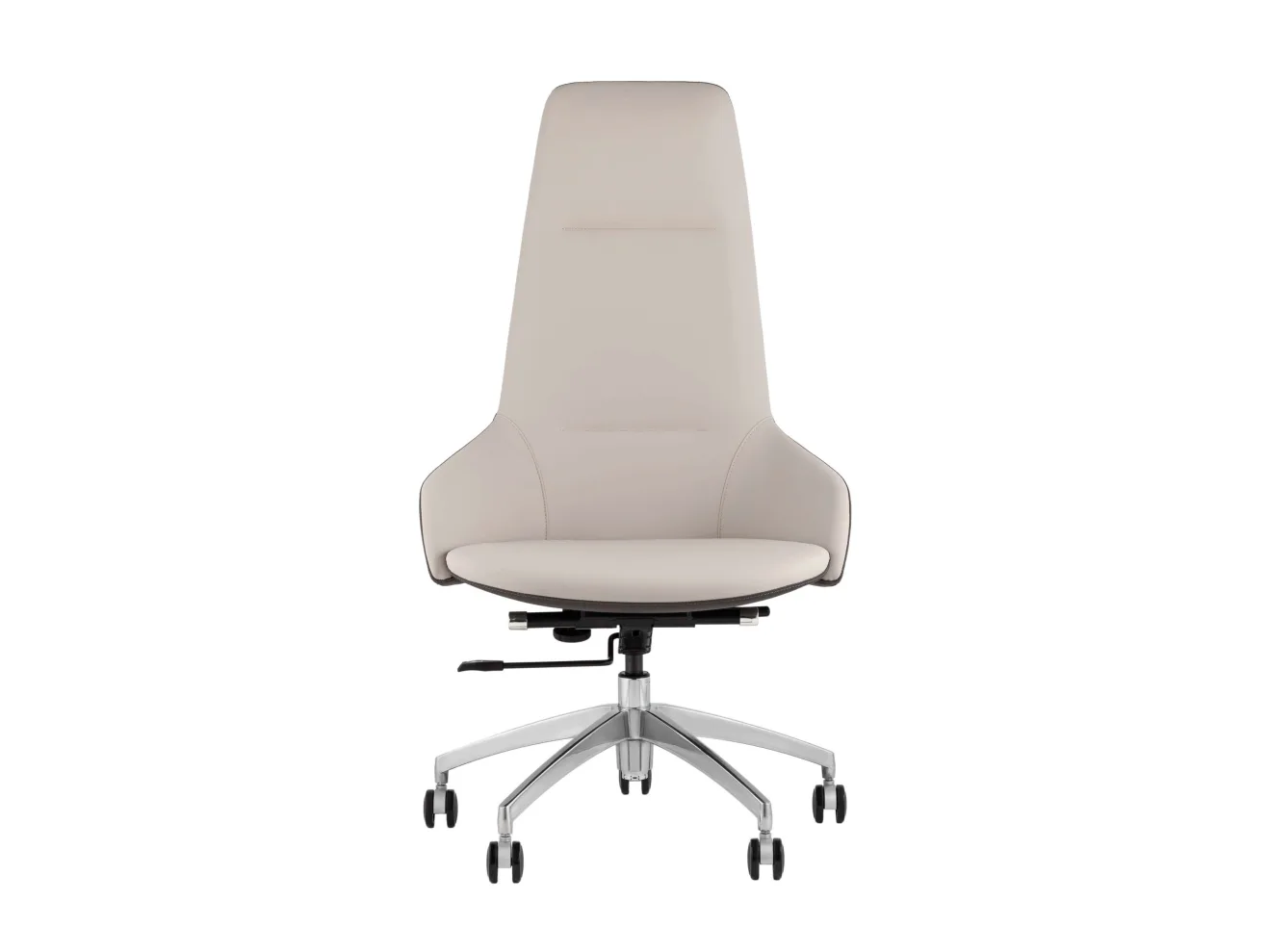 Кресло руководителя STOOL GROUP TopChairs Soulo бежевый/серый арт. 1568055