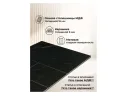 Гардинг 100(130)x70 черный мрамор / черный Керамический стол арт. 1550563
