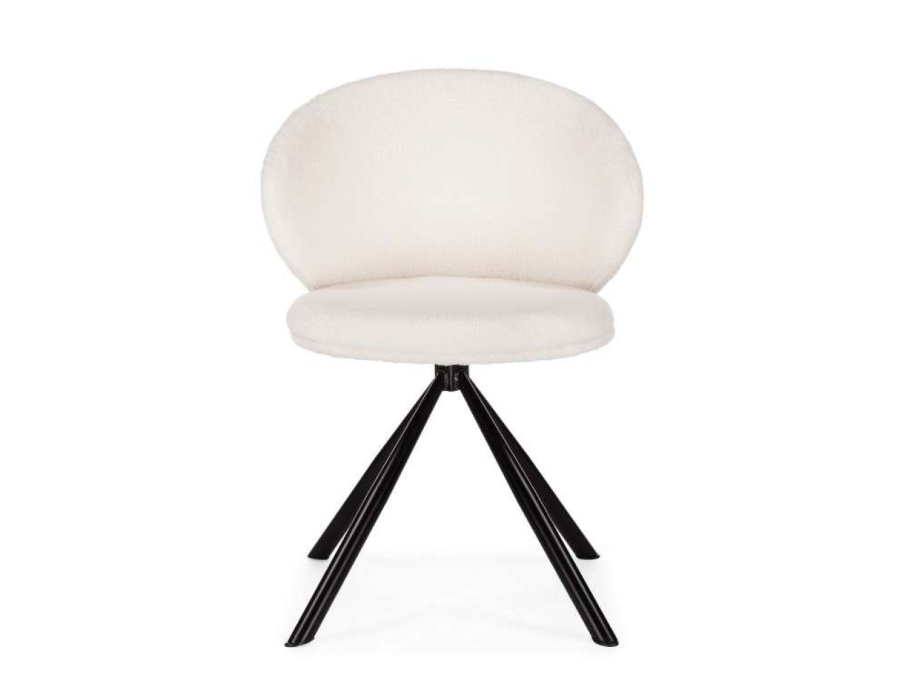 Solomon крутящийся white / black Стул на металлокаркасе арт. 1313595