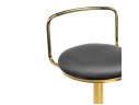 Lusia dark gray  / gold Барный стул арт. 1015113