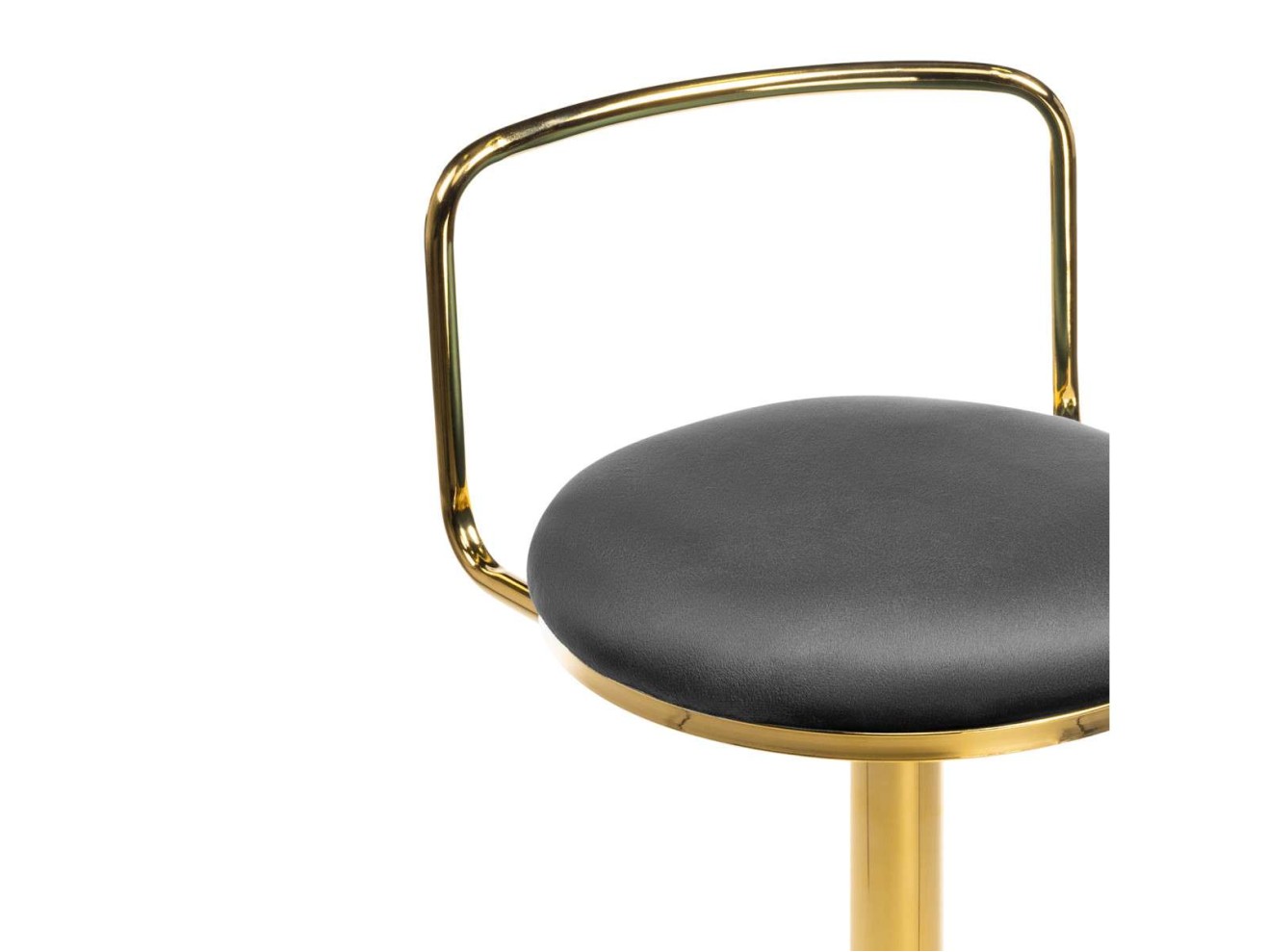 Lusia dark gray  / gold Барный стул арт. 1015113