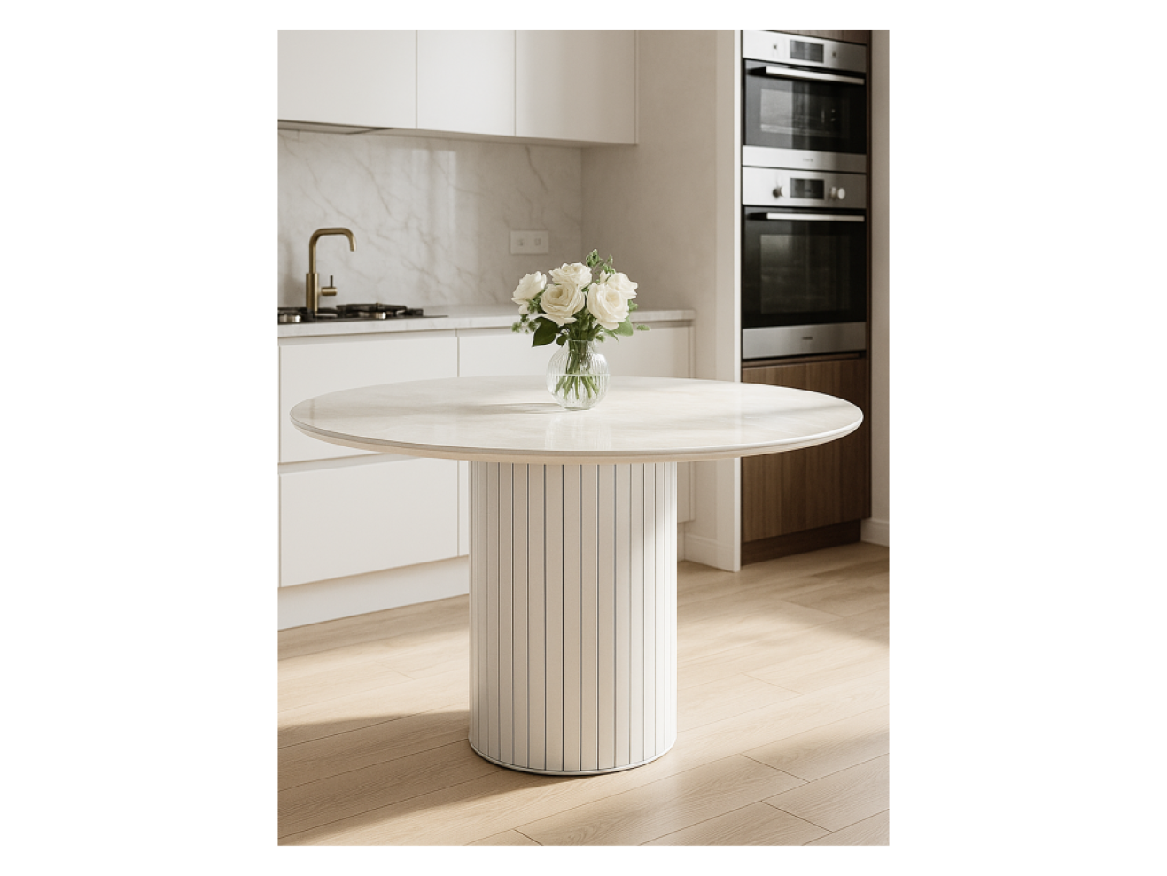Гравент 110 onyx bianco soft satin / белый Керамический стол арт. 1579507