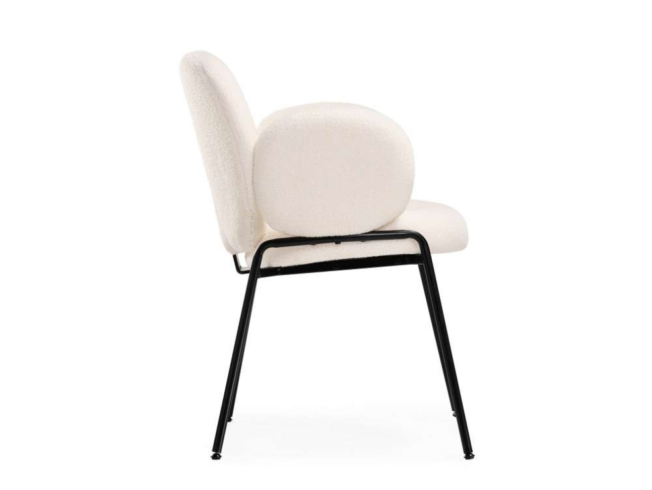 Kalipso white / black Стул на металлокаркасе