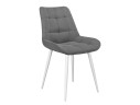 Стул DikLine 206М B22 GREY, ножки белые