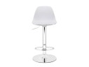 Soft white / chrome Барный стул