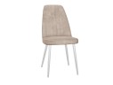 Стул DikLine 326 B03 BEIGE, ножки белые
