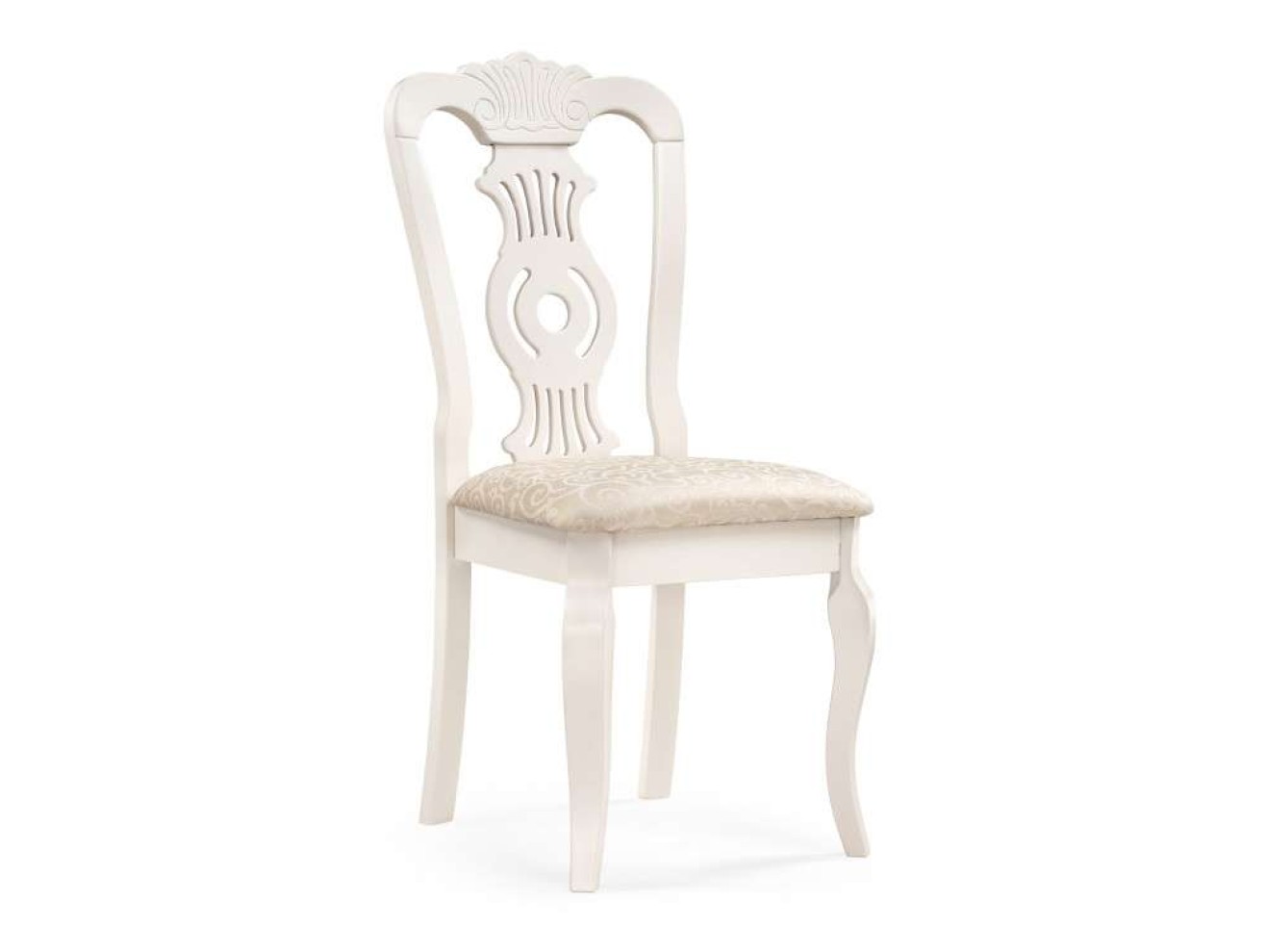 Lomar butter white Стул деревянный