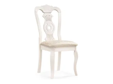 Lomar butter white Стул деревянный