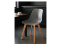 Vart clear / wood Пластиковый стул