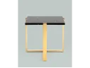 Журнальный столик STOOL GROUP Тоби 61*61 Черный мрамор/Золото арт. 1568183