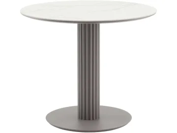 Стол STOOL GROUP Терралино круглый D90 керамика Белый/Латте