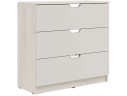 Юниор-4 Комод 3 ящика (800) (Шарли мокко, Крафт белый) арт. 982305