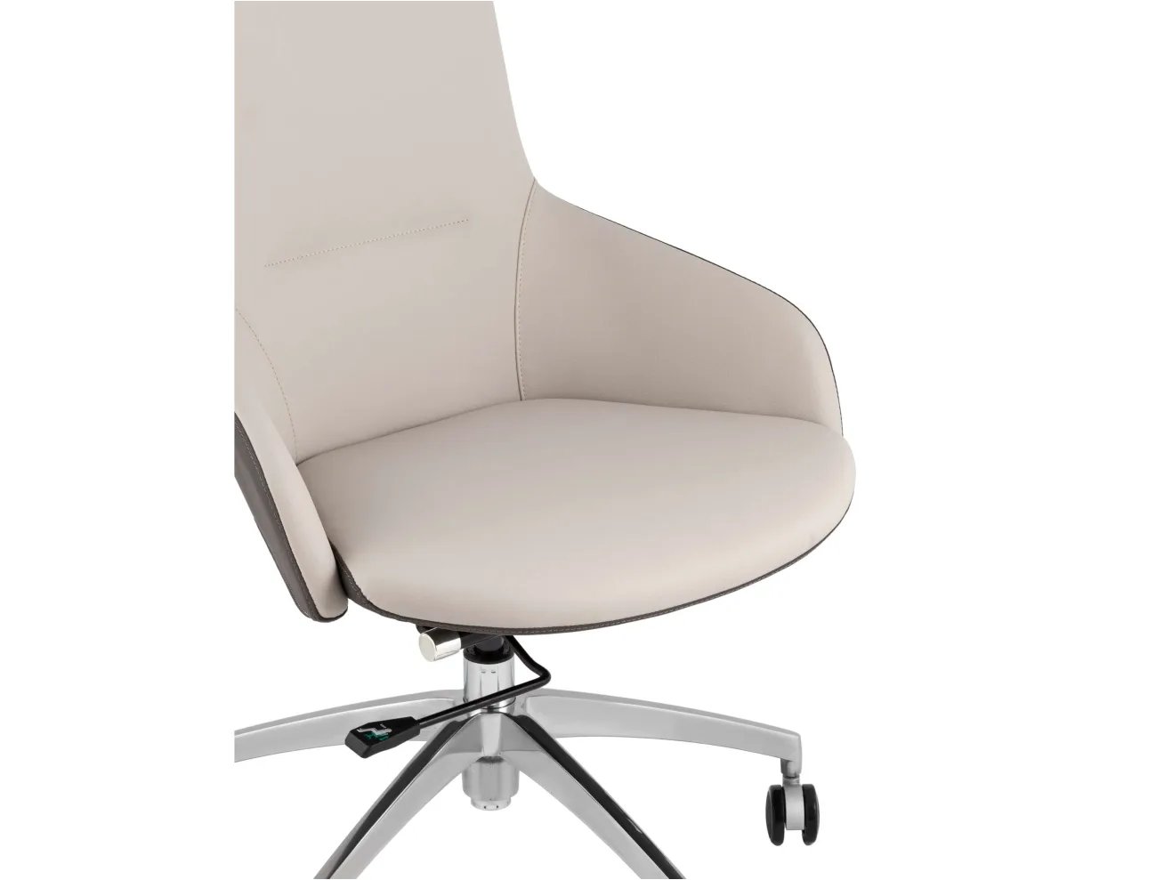 Кресло офисное STOOL GROUP TopChairs Soulo бежевый/серый арт. 1568045