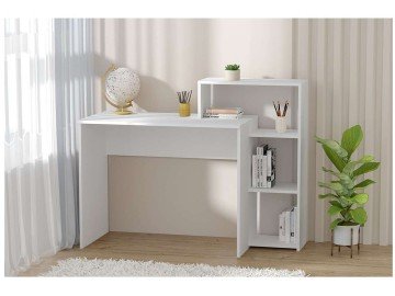 Стол с полкой Диал Белый