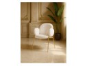 Kalipso white / gold Стул на металлокаркасе