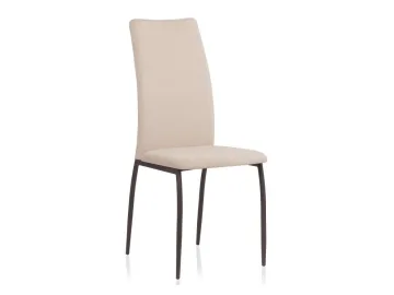 Tod beige / black Стул на металлокаркасе