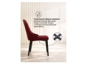 Kora wine red / black Стул на металлокаркасе арт. 1530069