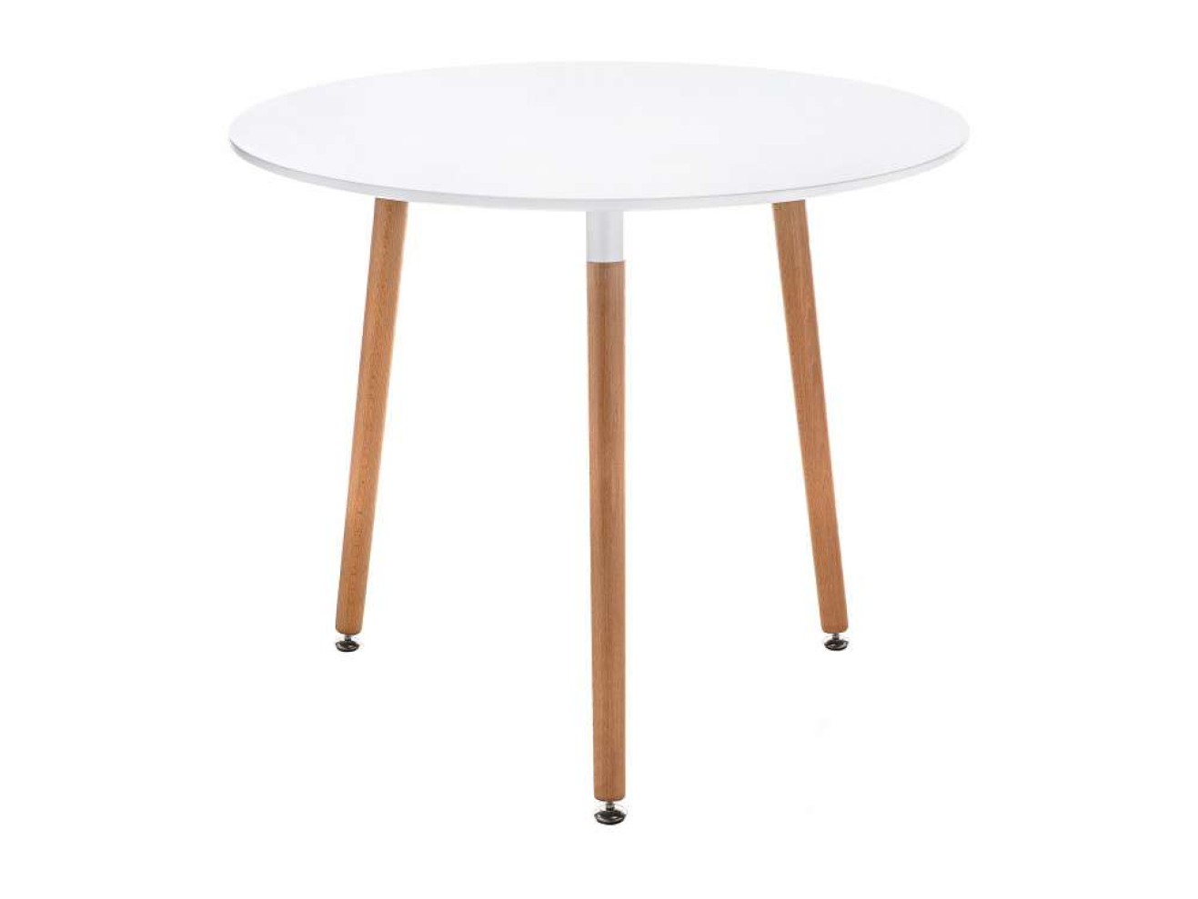 Lorini 90 white / wood Стол деревянный