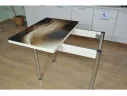 Стол обеденный поворотно раскладной фотопечать Симпл / Каприз/ опора Хром арт. 1351233