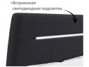 Мягкая кровать NEO с подсветкой и подъемным механизмом темная арт. 1246517