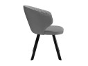 Стул DikLine 249 поворотный, B22 GREY, ножки черные