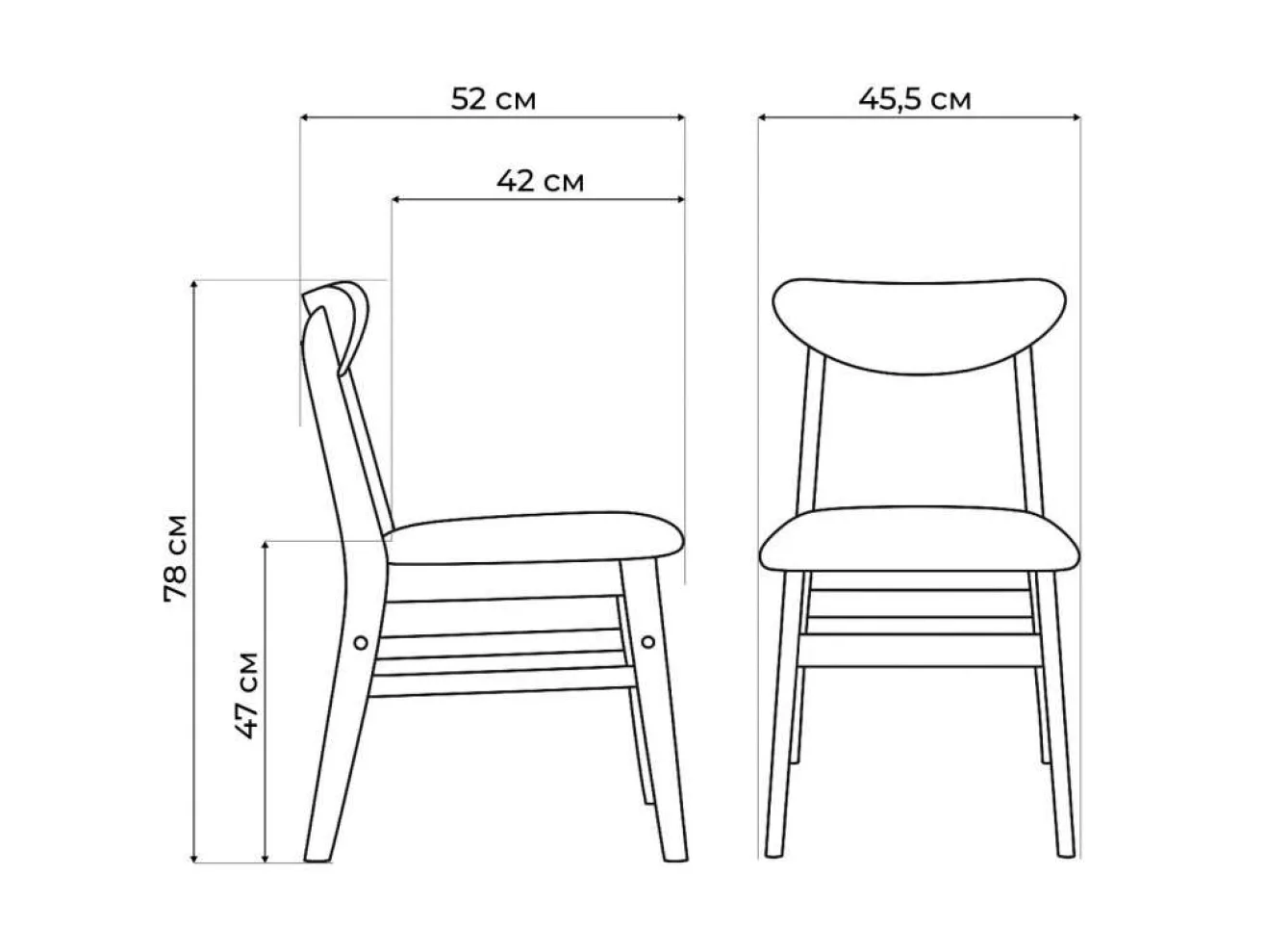 Okava wood / beige Стул деревянный арт. 1532589