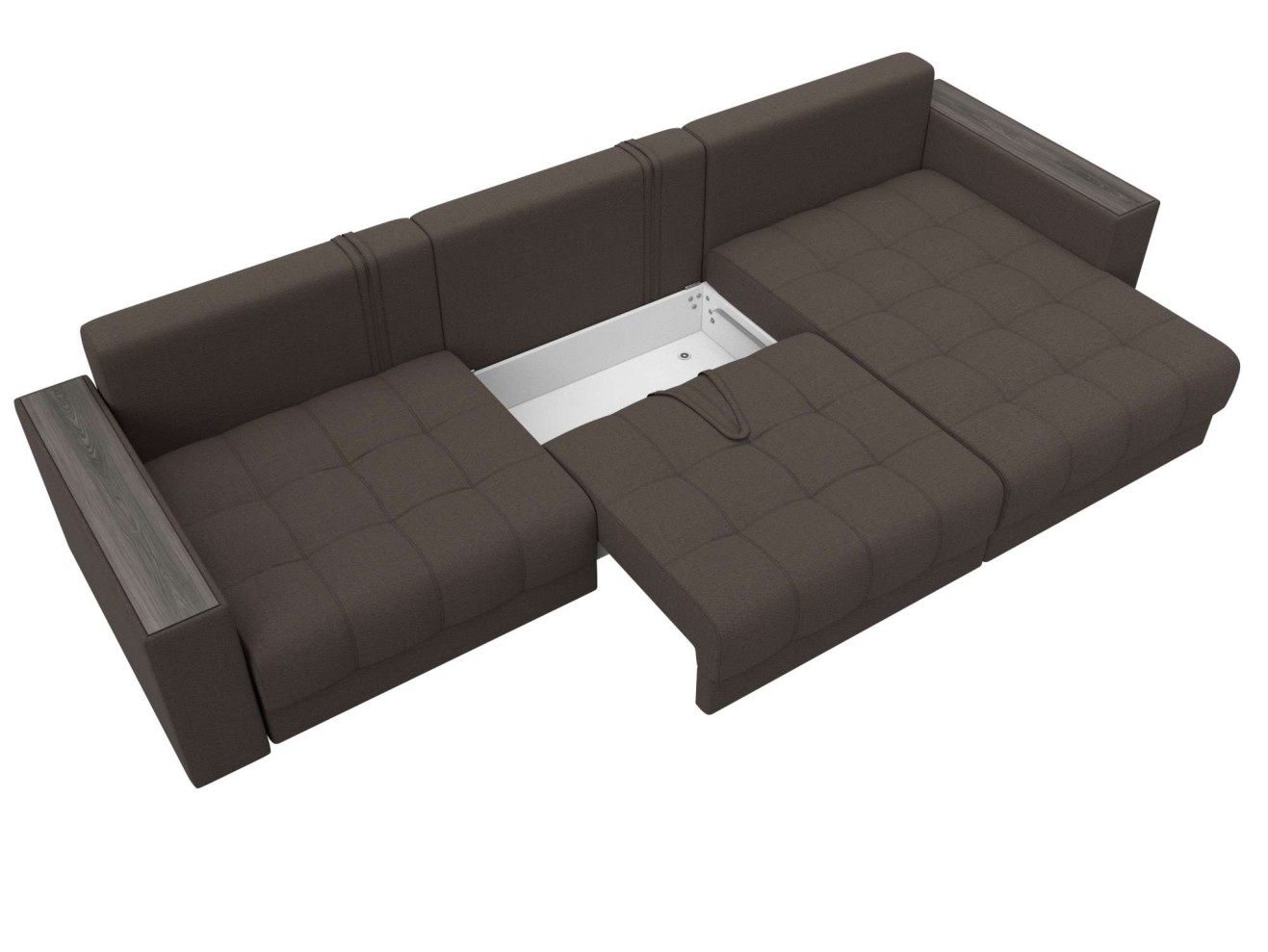 Диван угловой с декором Лидиа-049 НПБ Лонг