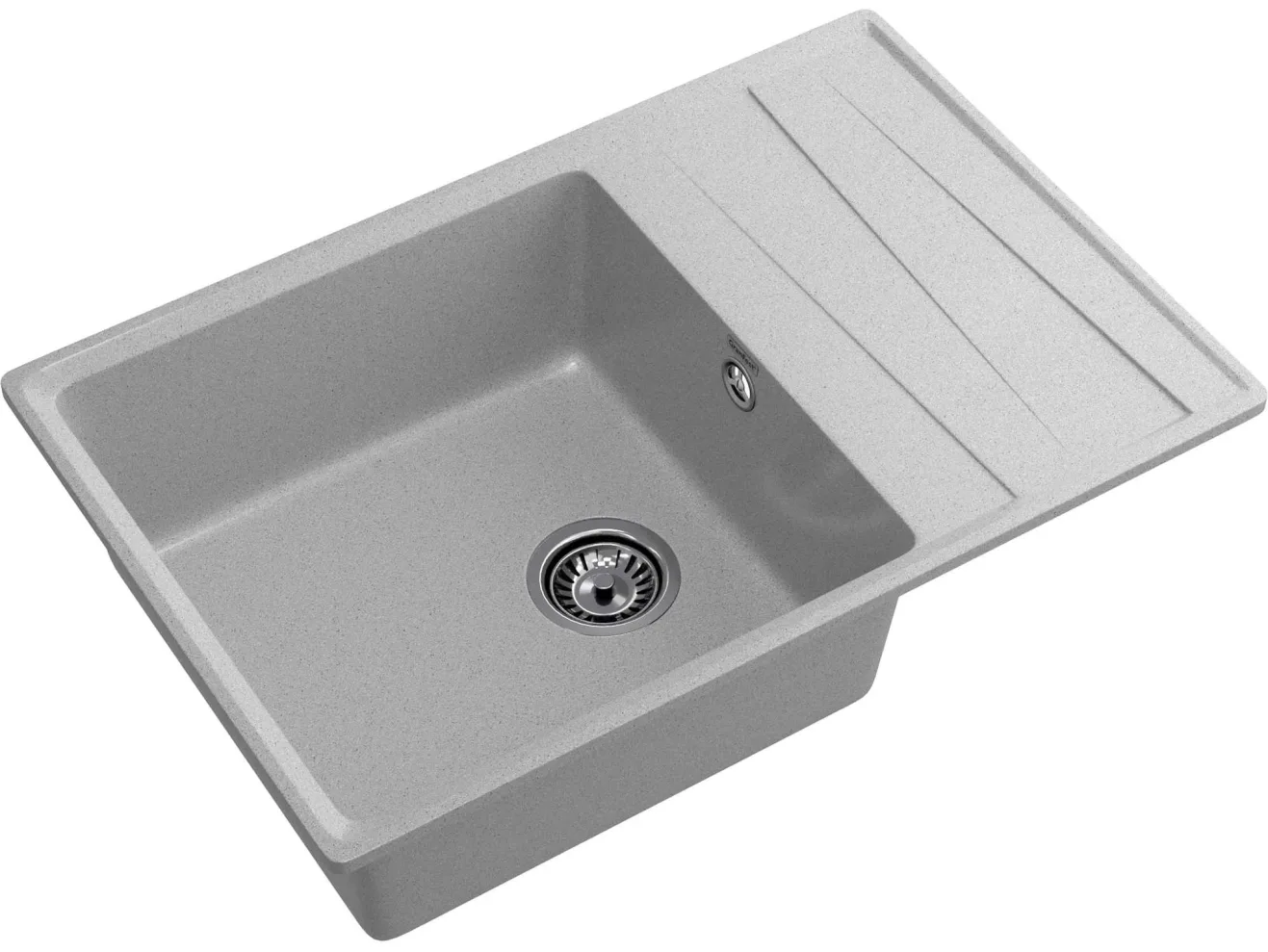 Мойка 760 Level 760L 1-чаш+кр 760*500 серый арт. 1265893