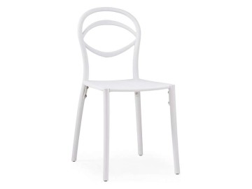 Simple white Пластиковый стул