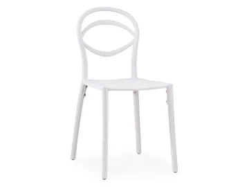 Simple white Пластиковый стул