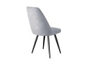 Стул DikLine 327 поворотный B22 GREY, ножки черные