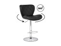 Porch black / chrome Барный стул