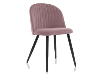 Gabi 1 light purple / black Стул на металлокаркасе
