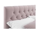Мягкая кровать Verona 1600 лиловая с подъемным механизмом