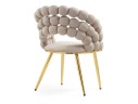 Ball beige / gold Стул на металлокаркасе арт. 1034035