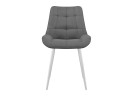 Стул DikLine 206М B22 GREY, ножки белые