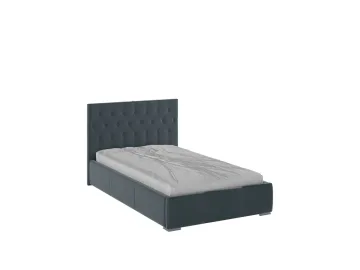 Октавия Кровать интерьерная 120 серый ромб, ПМ