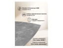Риполь 160(205)х89 larka grey / черный Керамический стол